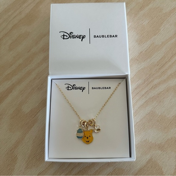 New BaubleBar x Disney Winnie the Pooh Charm Necklace - Picture 2 of 8